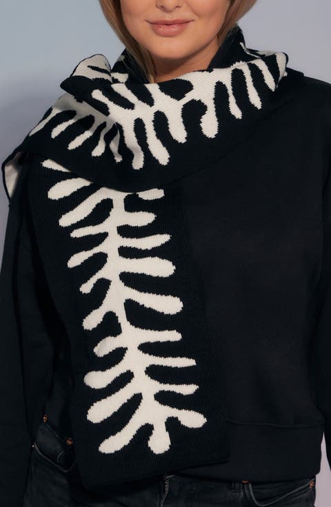 Organic Shape Wool & Cashmere Scarf