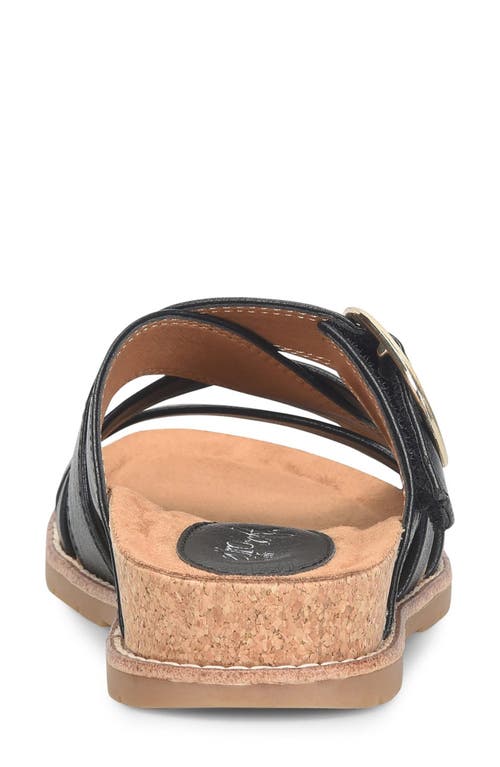 Eurosoft Georgette Slide Sandal In Black