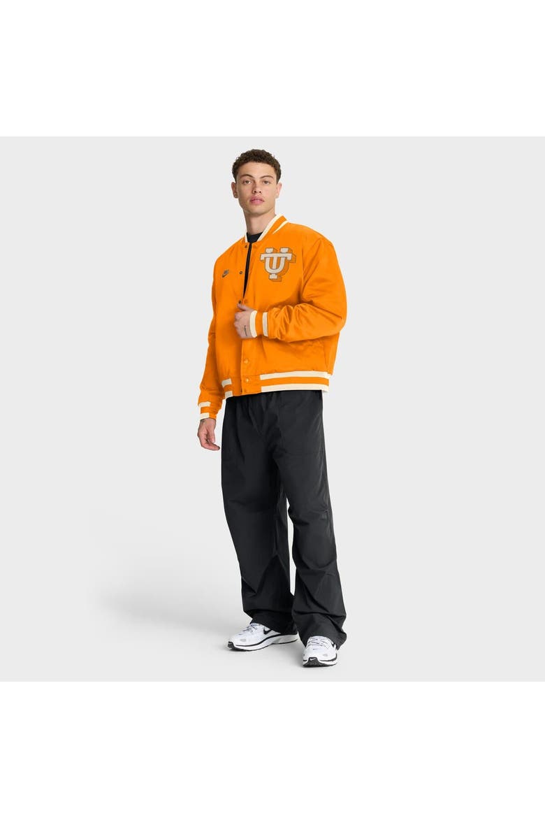 Men's Nike Tennessee Orange Tennessee Volunteers Legacy Full-Snap Bomber Jacket, Alternate, color, Tennessee Orange