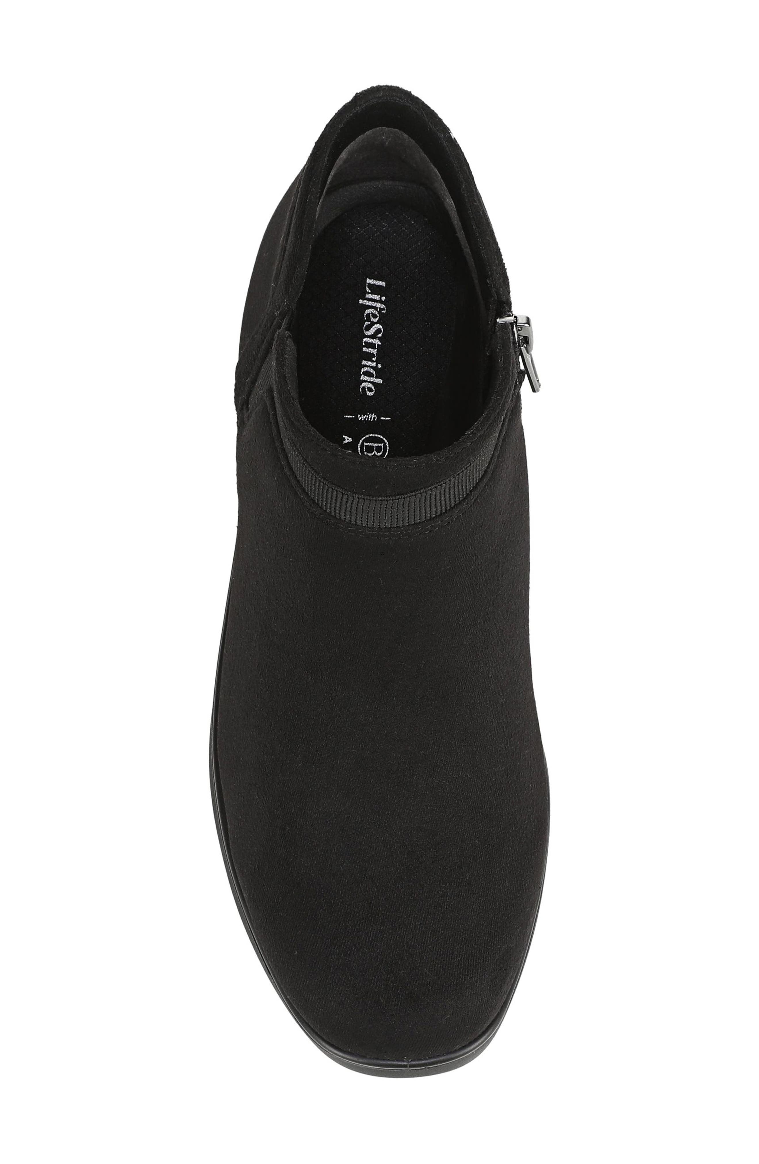 Flynn Bootie, Alternate, color, BLACK STRETCH FABRIC