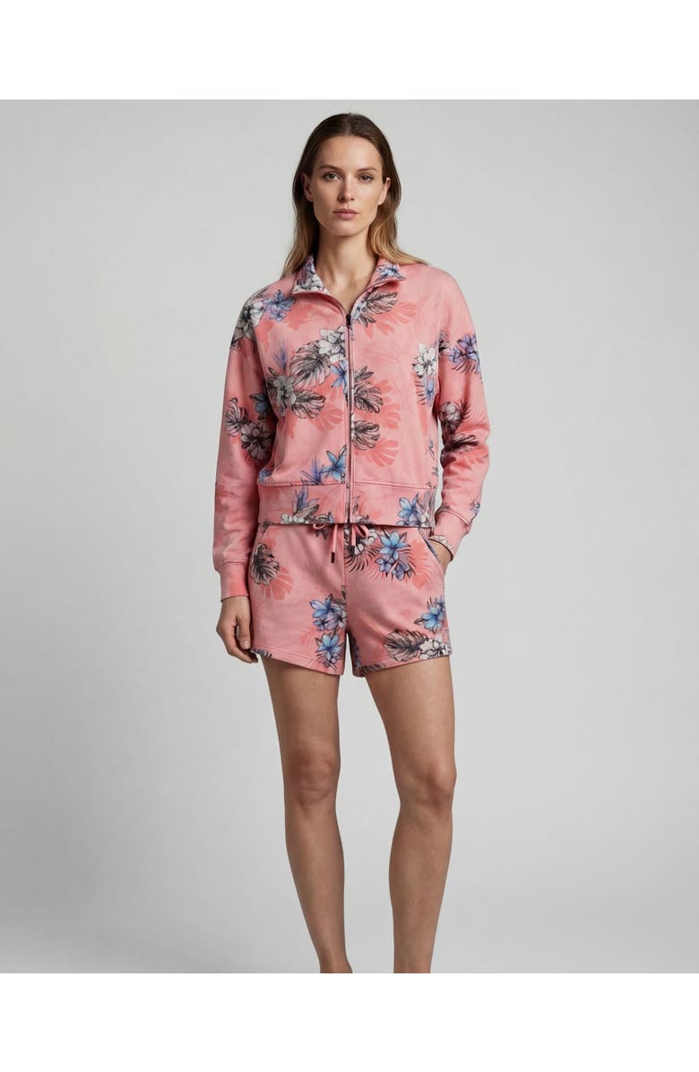 Lords of Harlech Exotic Floral Womens Drawstring Short, Alternate, color, Exotic Floral Coral