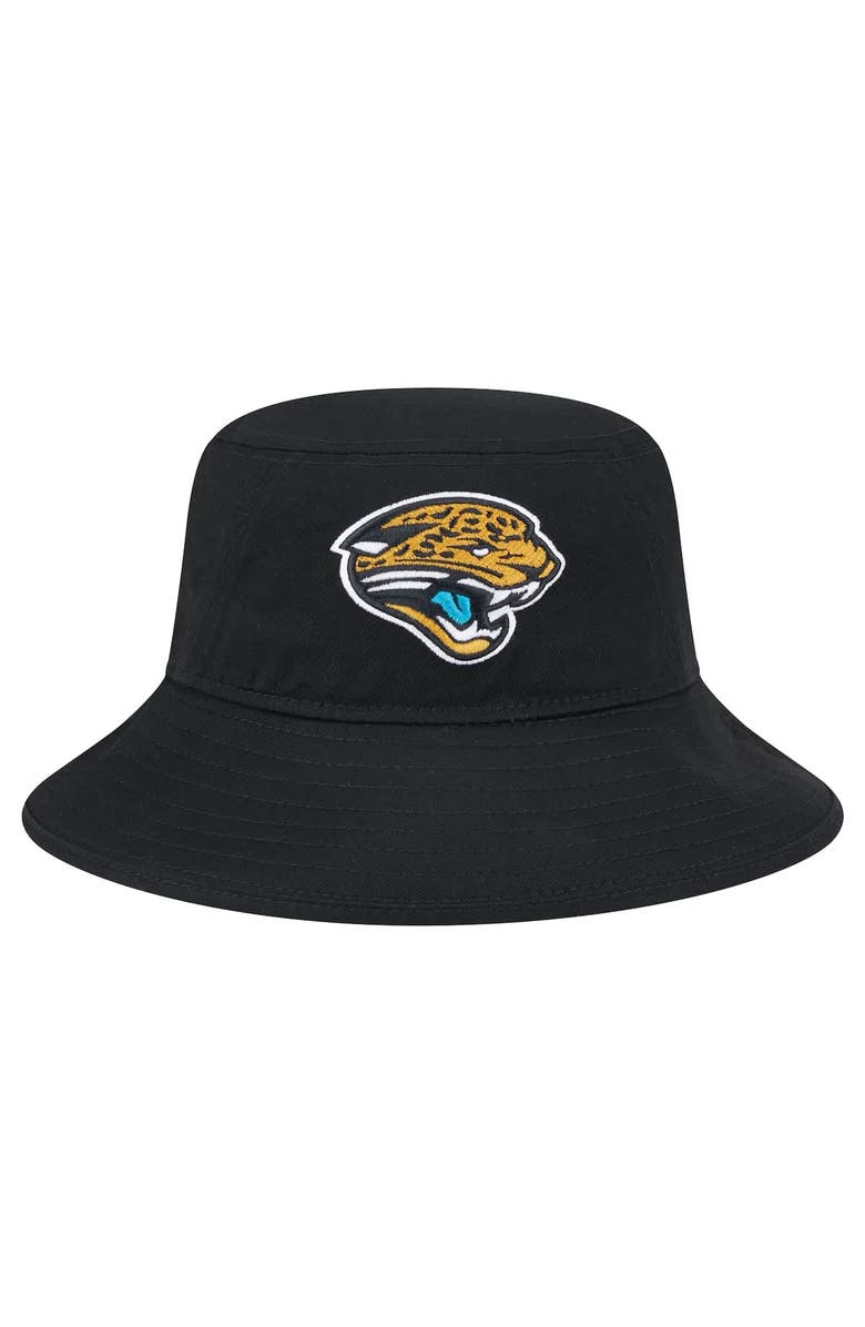 New Era Men's New Era Black Jacksonville Jaguars Main Bucket Hat, Alternate, color,