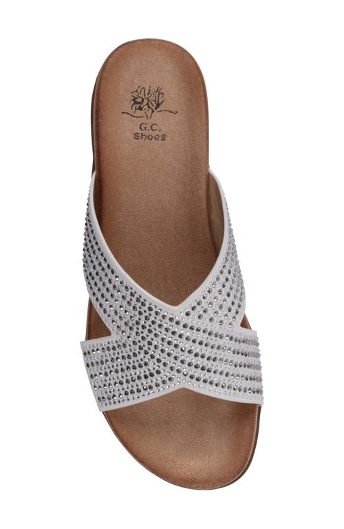 Gc Shoes Sharlene Comfort Slide Sandal In Off White