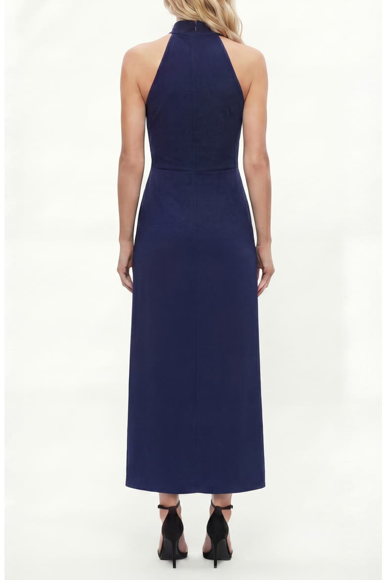 Dionne Floral Mock Neck Maxi Dress, Alternate, color, NAVY