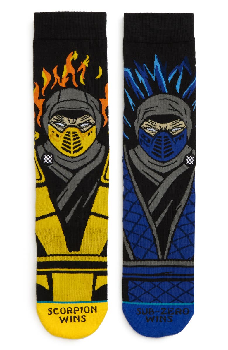Stance Sub-Zero & Scorpion Socks, Main, color, 