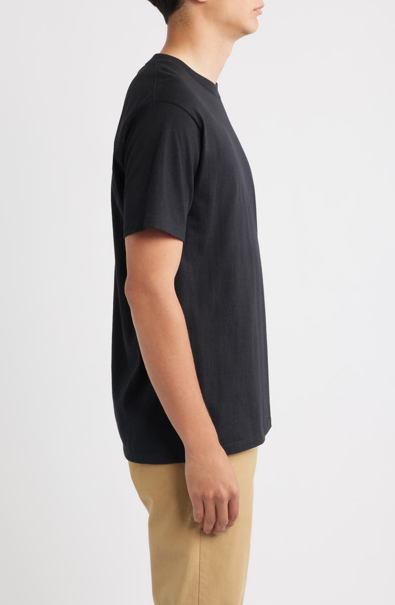 Brixton Crest Cotton Graphic T-Shirt, Alternate, color, Black/ Copper/ Medium Blue