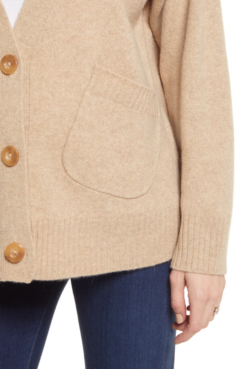 Emilia George Renee Yak & Wool Blend Maternity Cardigan, Alternate, color, 