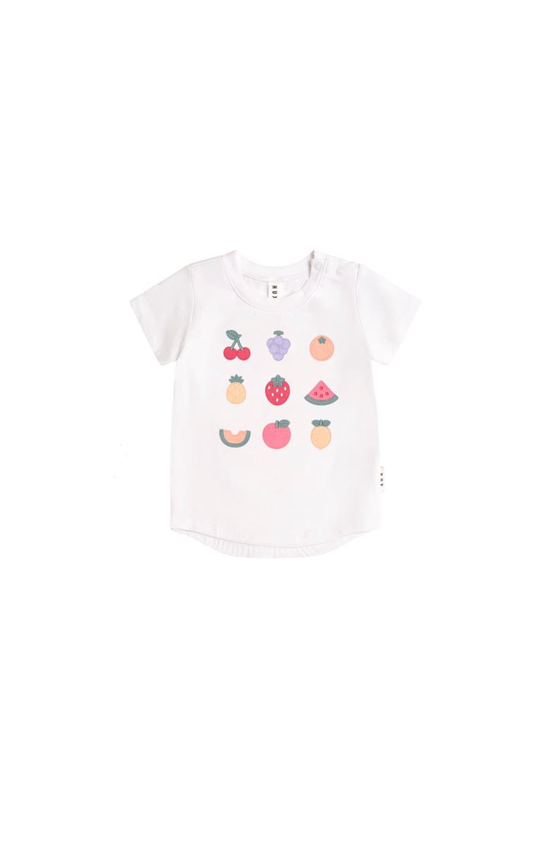 Huxbaby Fruit Salad Tee, Main, color, White