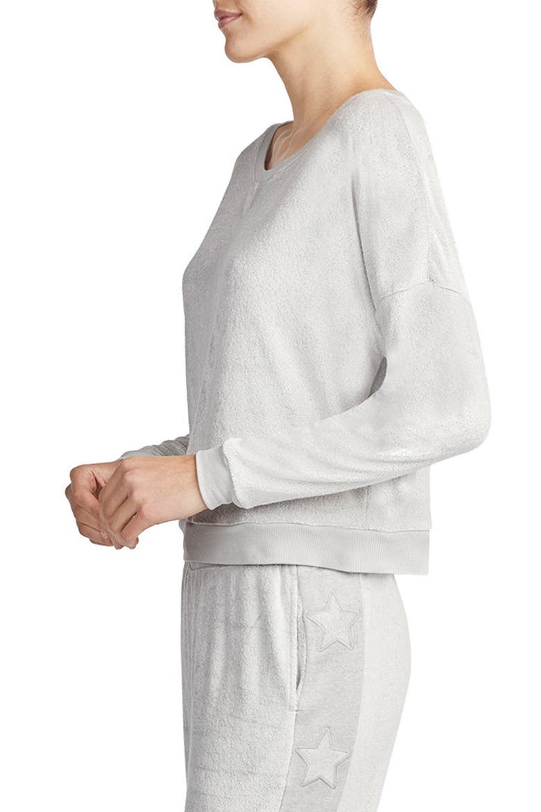 Terry Sweatshirt (Nordstrom Exclusive), Alternate, color, LIGHT GREY