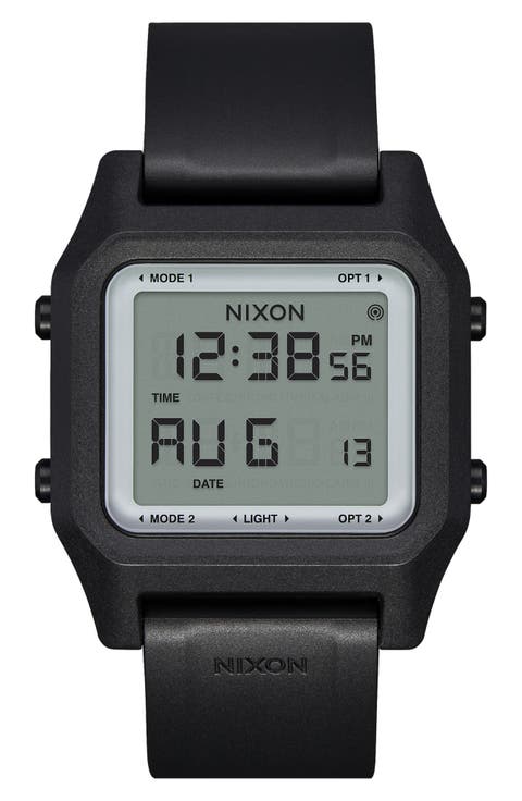 Staple Digital Rubber Strap Watch
