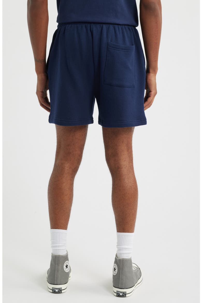 Mid Century Sweatshorts, Alternate, color, NAVY