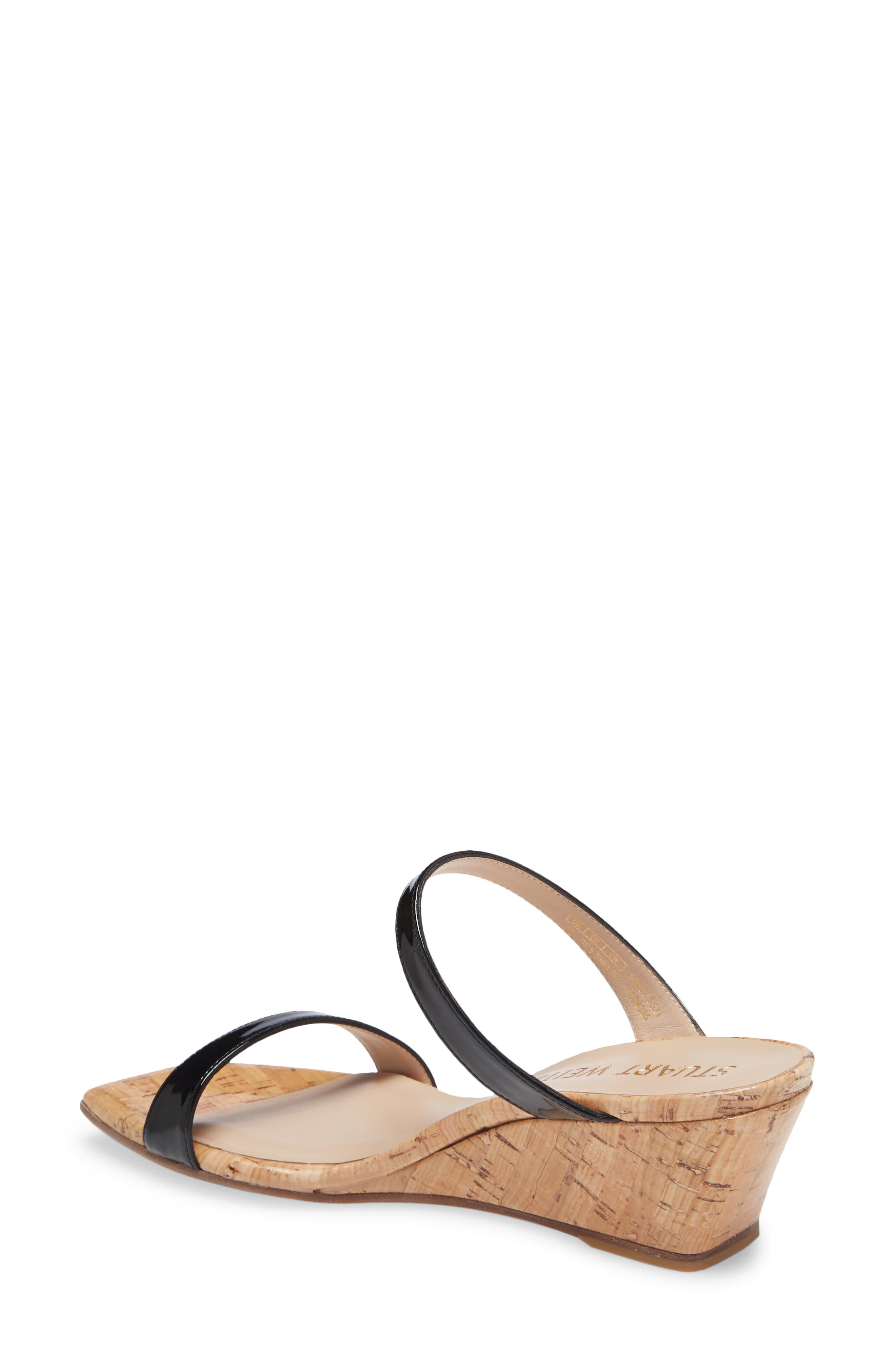 Stuart Weitzman Aleena Wedge Slide Sandal, Alternate, color, 