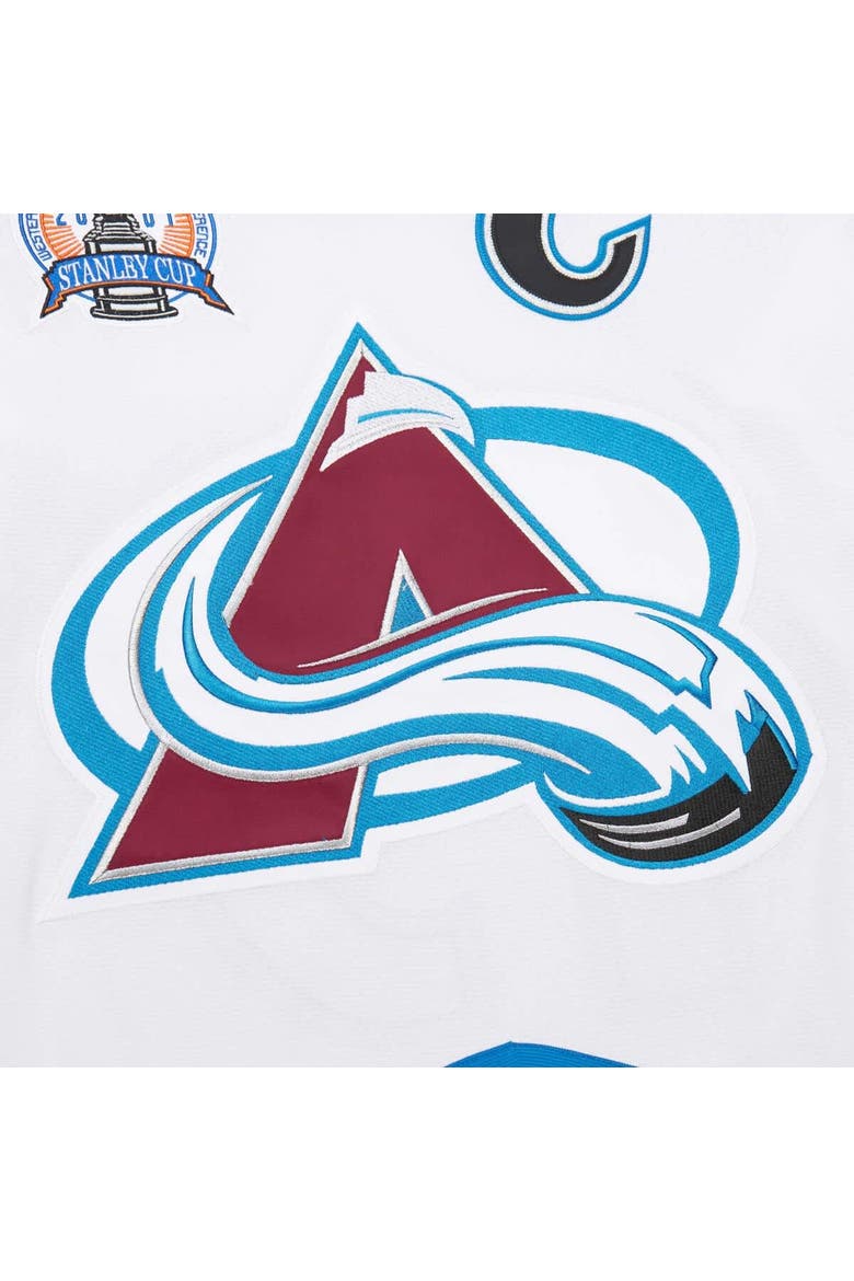 Men's Joe Sakic White Colorado Avalanche 2000-01 Power Play Jersey, Alternate, color, White