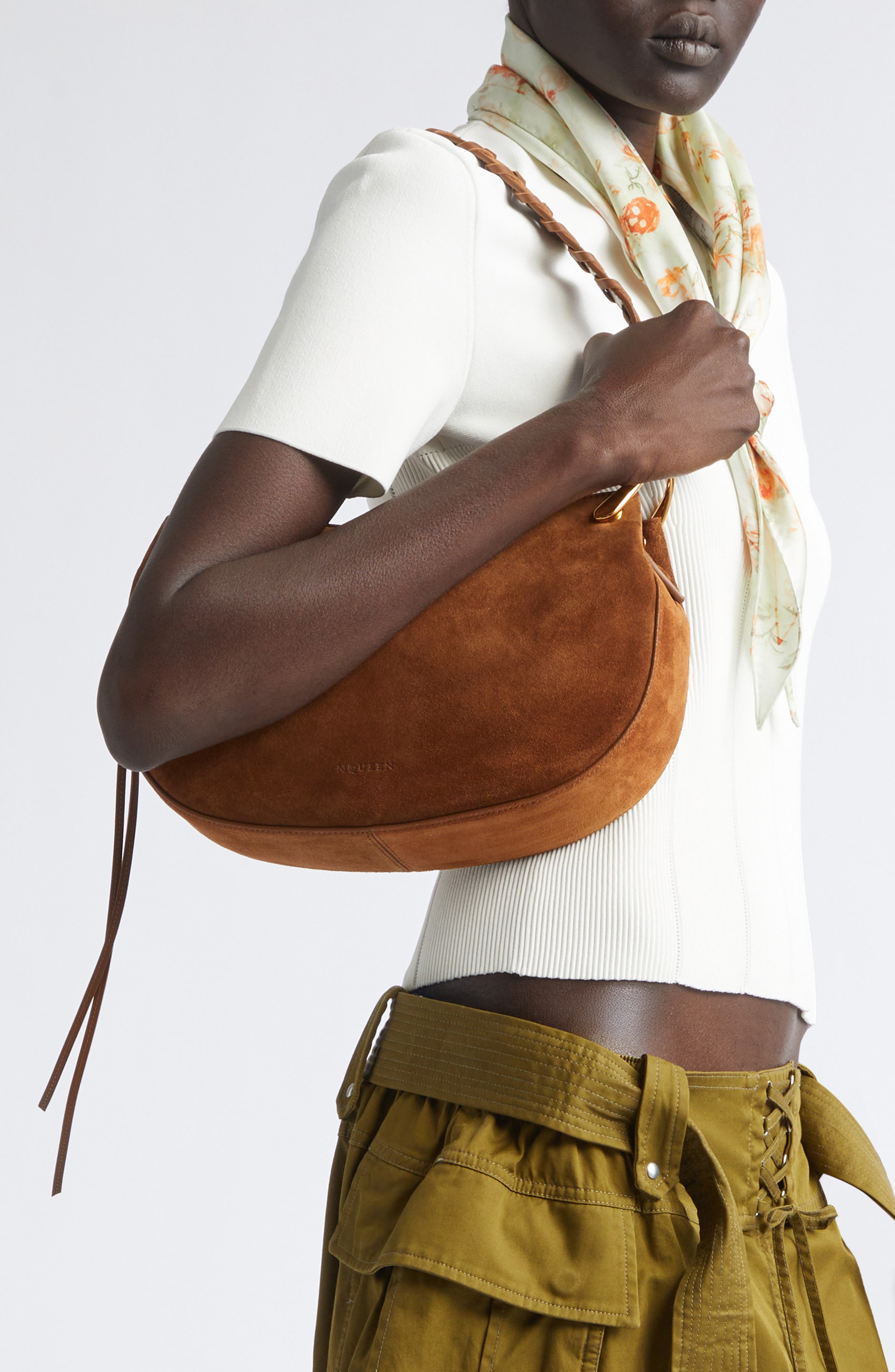 Wishbone Shoulder Bag, Alternate, color, COFFEE