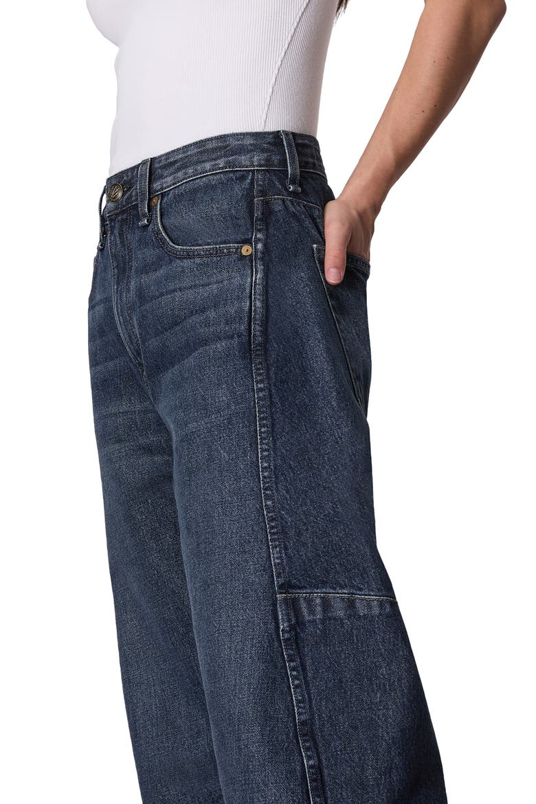 Charlie High Waist Barrel Jeans, Alternate, color, TEO