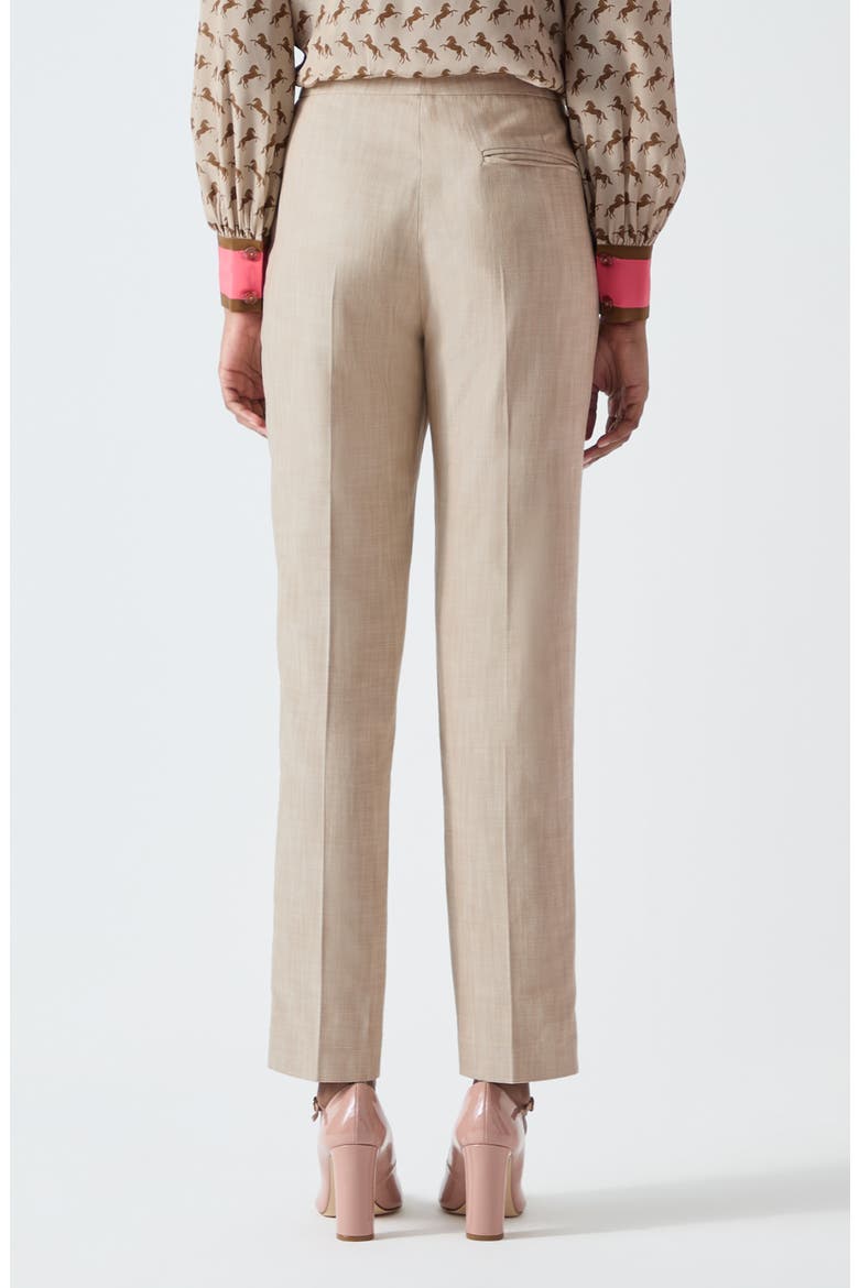 Amelia Slim Fit Trousers, Alternate, color, BEIGE