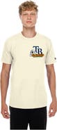 New Era Men's New Era Natural Tampa Bay Rays Dia de los Muertos Sugar Skull T-Shirt