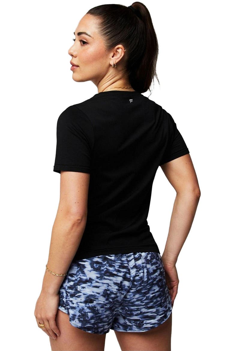 Women's Feather Tech+ Short-Sleeve Top, Alternate, color, Black
