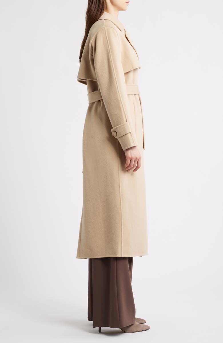 Elie Tahari The Ren Wool Trench Coat, Alternate, color,