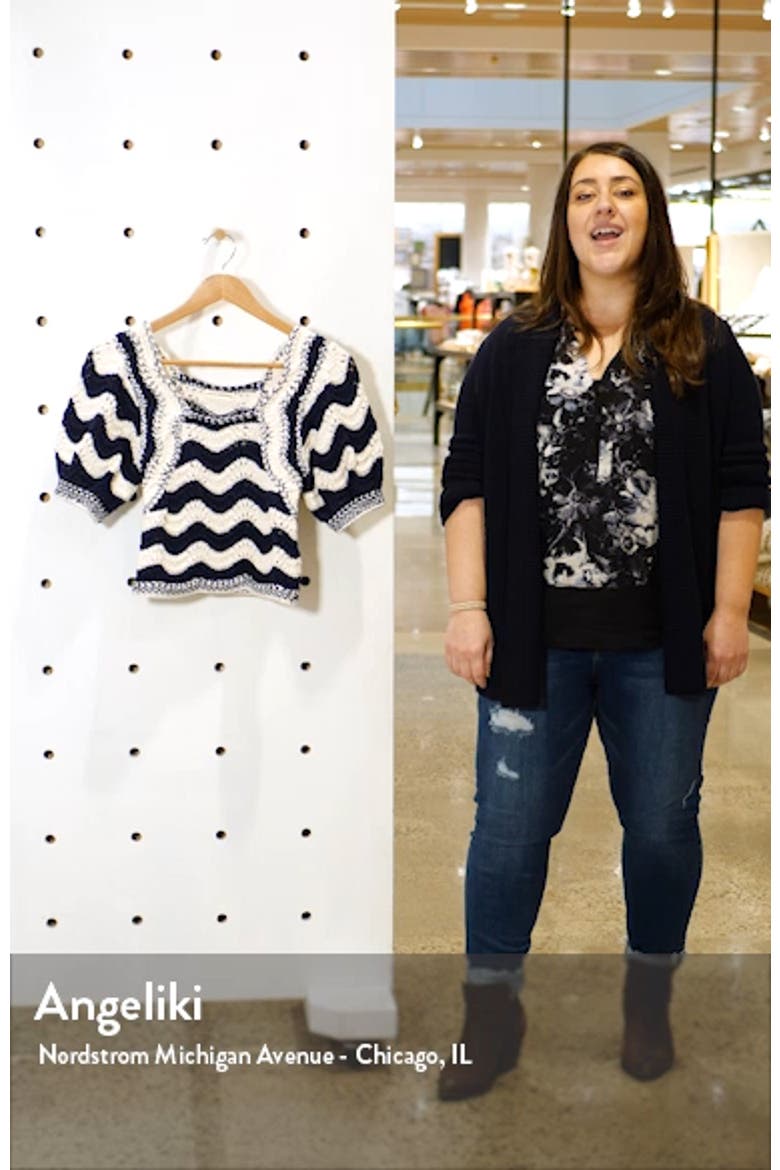 Luciana Wave Stripe Sweater video