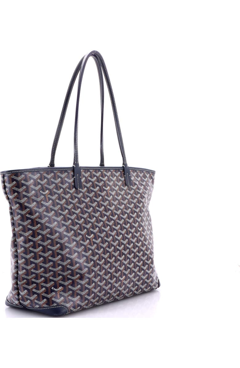 Pre-Owned Goyard Artois Tote Coated Canvas MM, Alternate, color, Blue