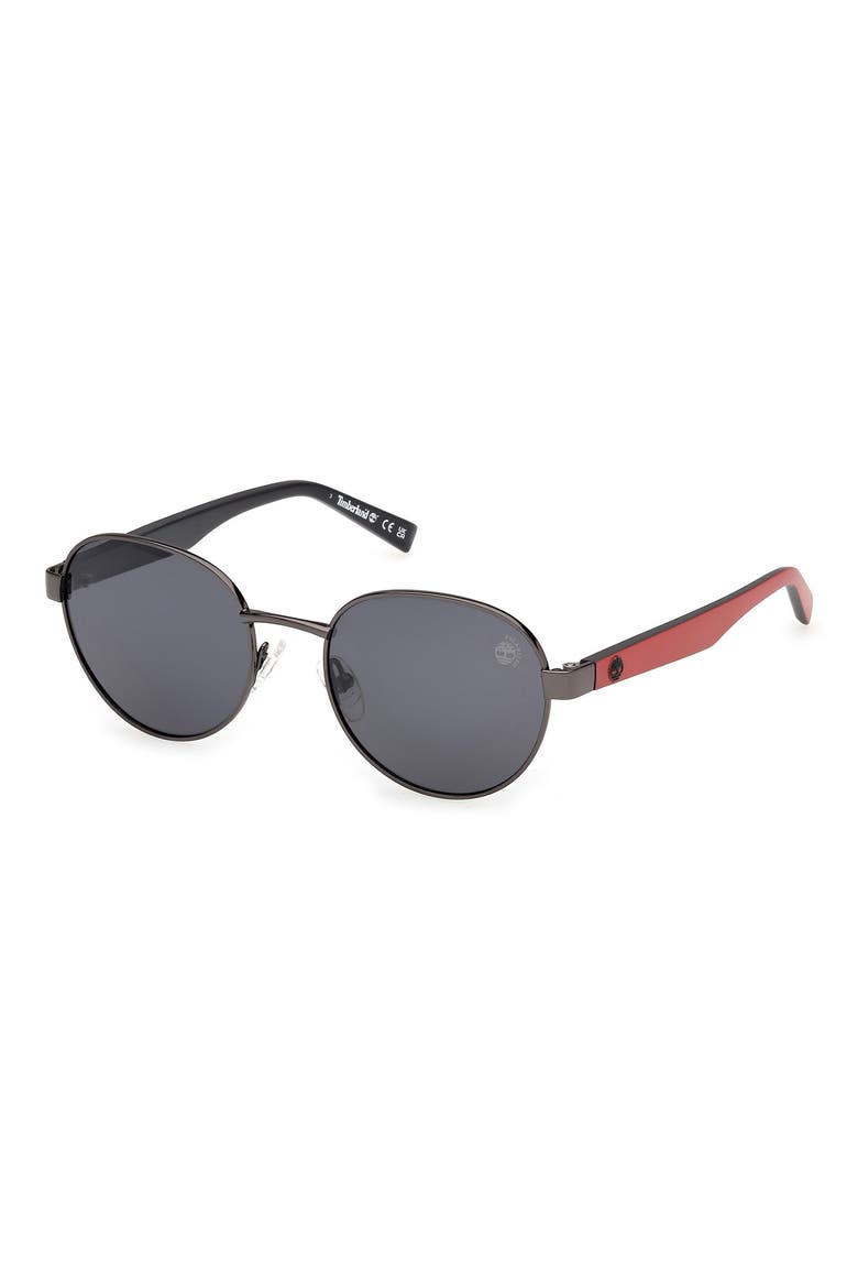 50mm Sunglasses, Alternate, color, SHINY GUNMETAL / SMOKE
