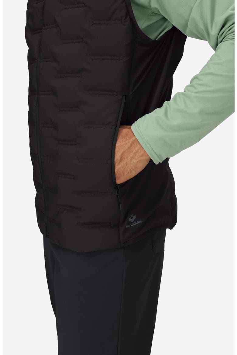 WarmCube™ Active Aerothermal 700 Fill Power Down Vest, Alternate, color, BLACK