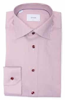 Slim Fit Striped Twill Shirt