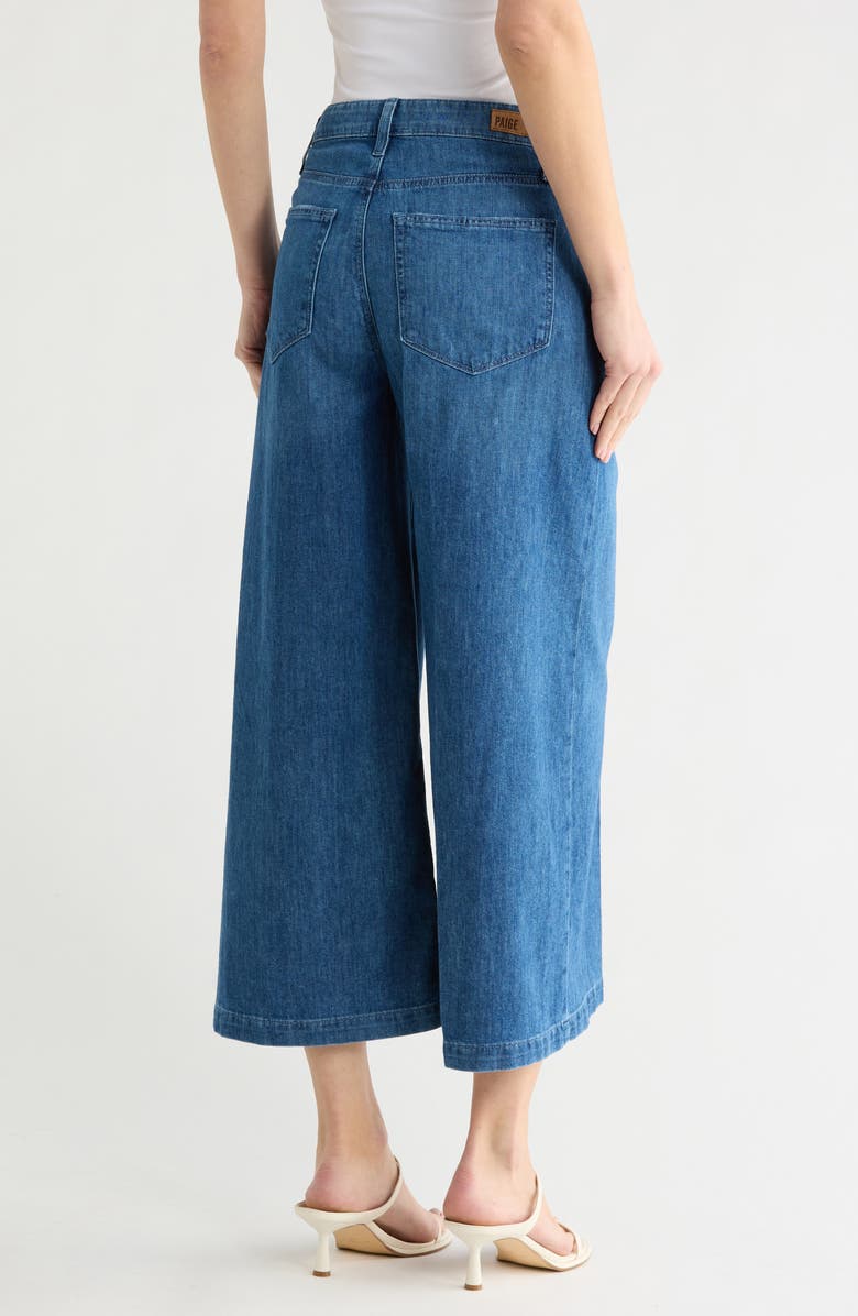 PAIGE Lennie Patch Pocket Crop Wide Leg Jeans, Alternate, color, Seraphina