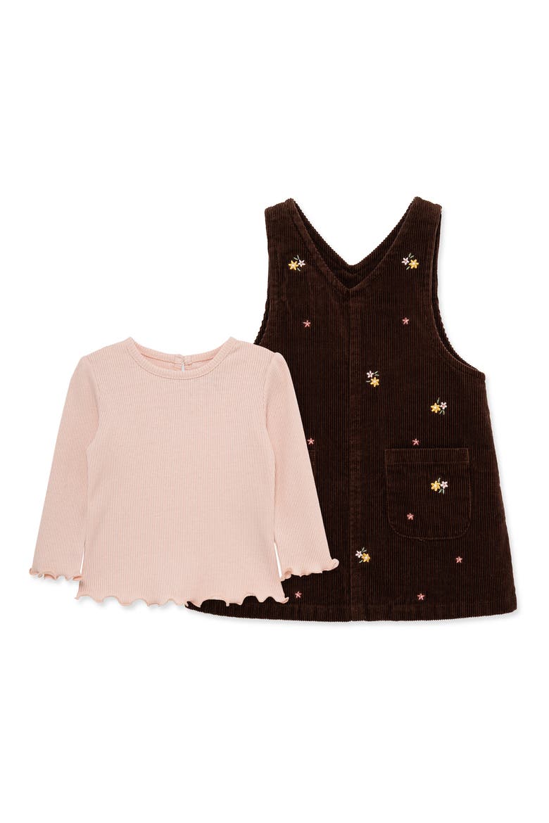 Kids' Garden Embroidery Jumper & Shirt Set, Alternate, color, FLORAL