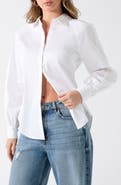 GUESS Erika Stretch Cotton Poplin Button-Up Shirt