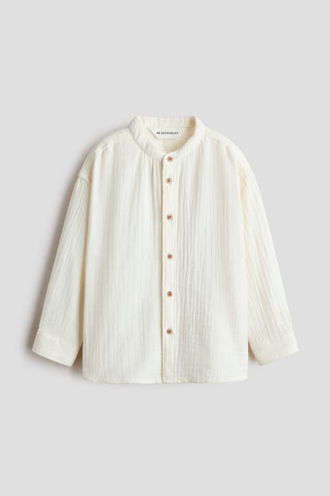 Cotton muslin shirt