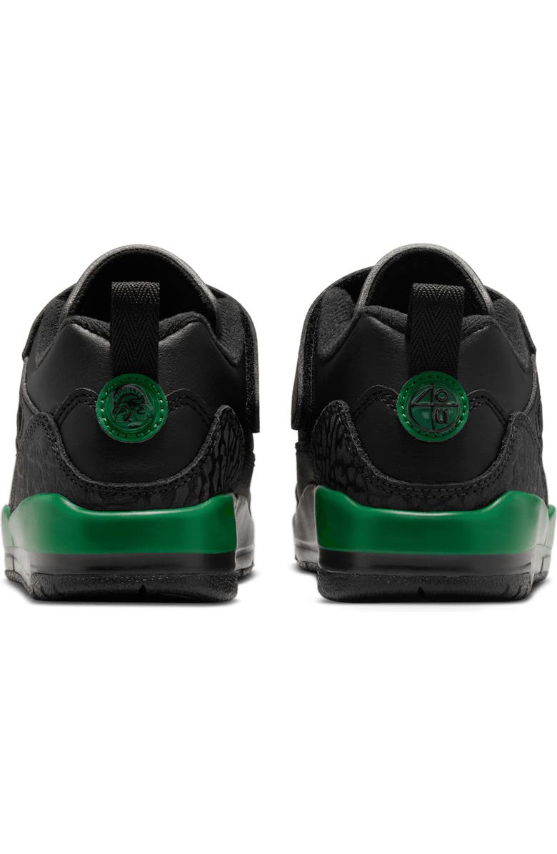 Jordan Kids' Spizike Low Sneaker, Alternate, color, Black/ Anthracite/ Pine Green