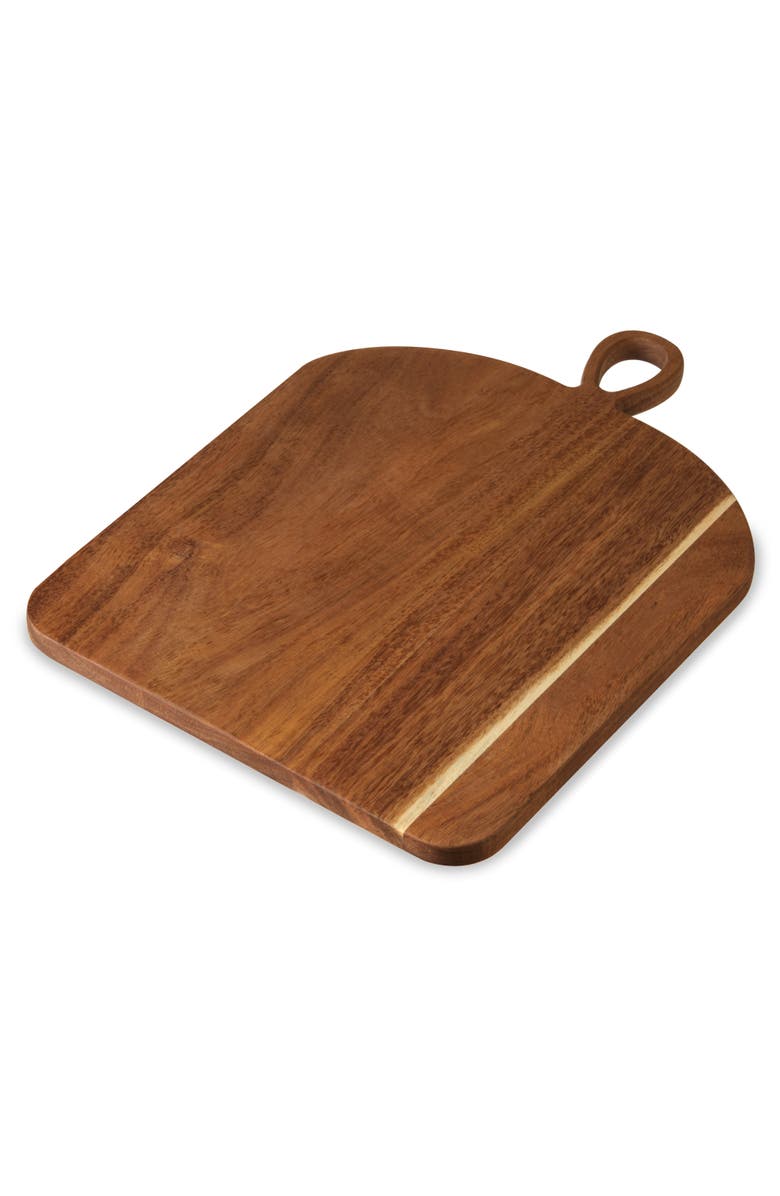 TWINE Large Acacia Loop Serve Board, Alternate, color, Wood