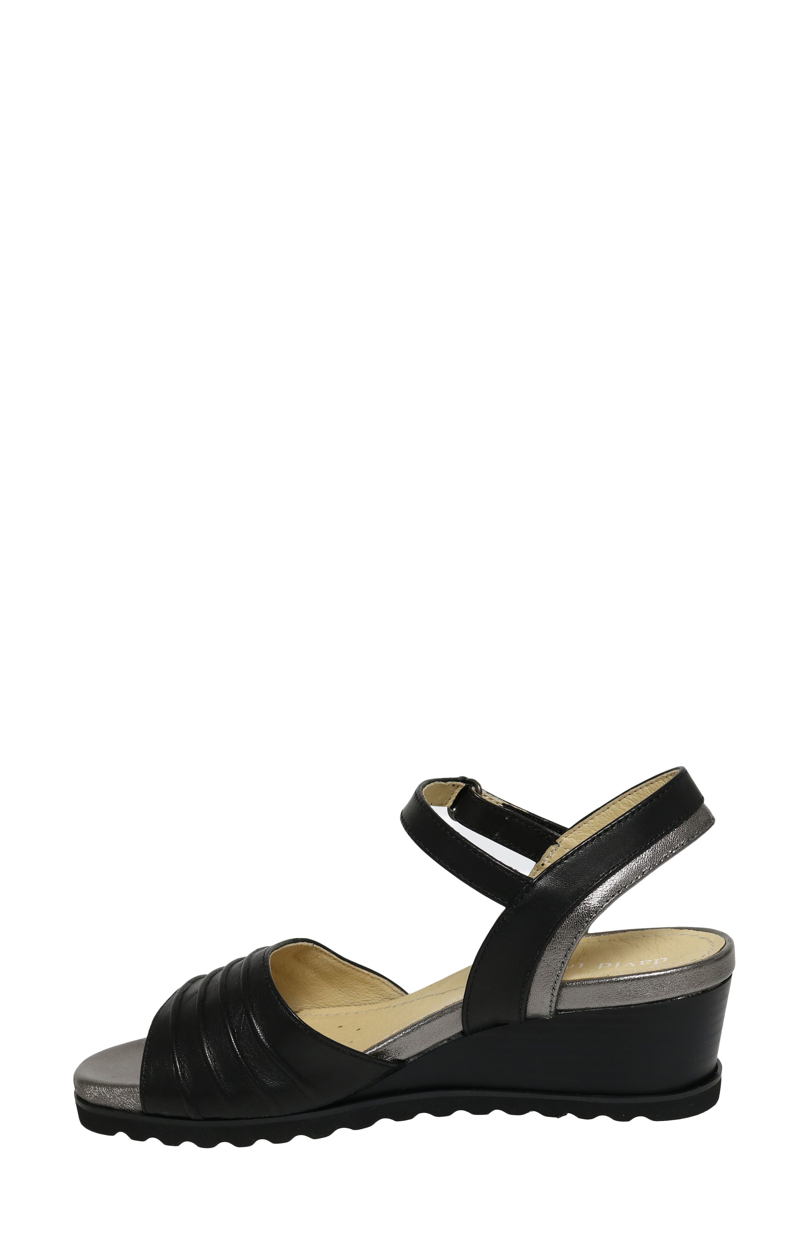 David Tate Kena Ankle Strap Wedge Sandal, Alternate, color, 