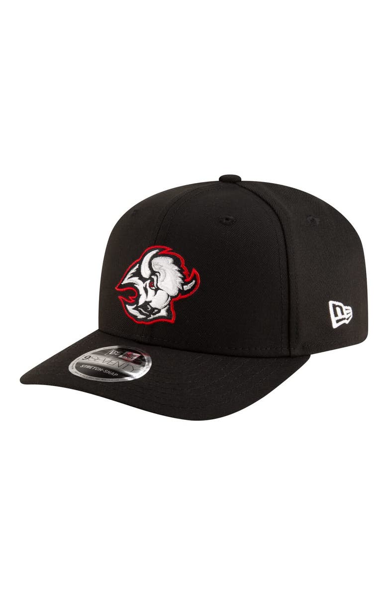 New Era Men's New Era  Black Buffalo Sabres 9SEVENTY Stretch-Snap Adjustable Hat, Main, color, Black