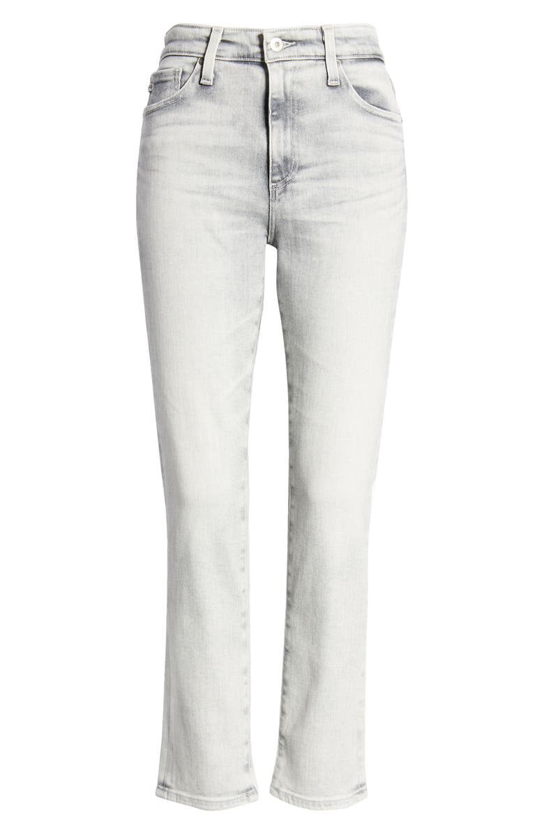 AG Mari High Waist Ankle Slim Straight Leg Jeans, Alternate, color, Vp Avalanche