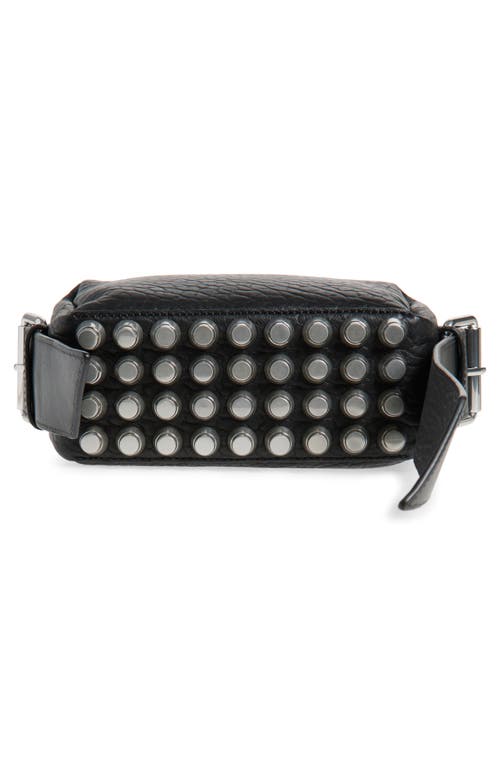 Alexander Wang Small Ricco Primal Lambskin Leather Crossbody Bag In 001 Black