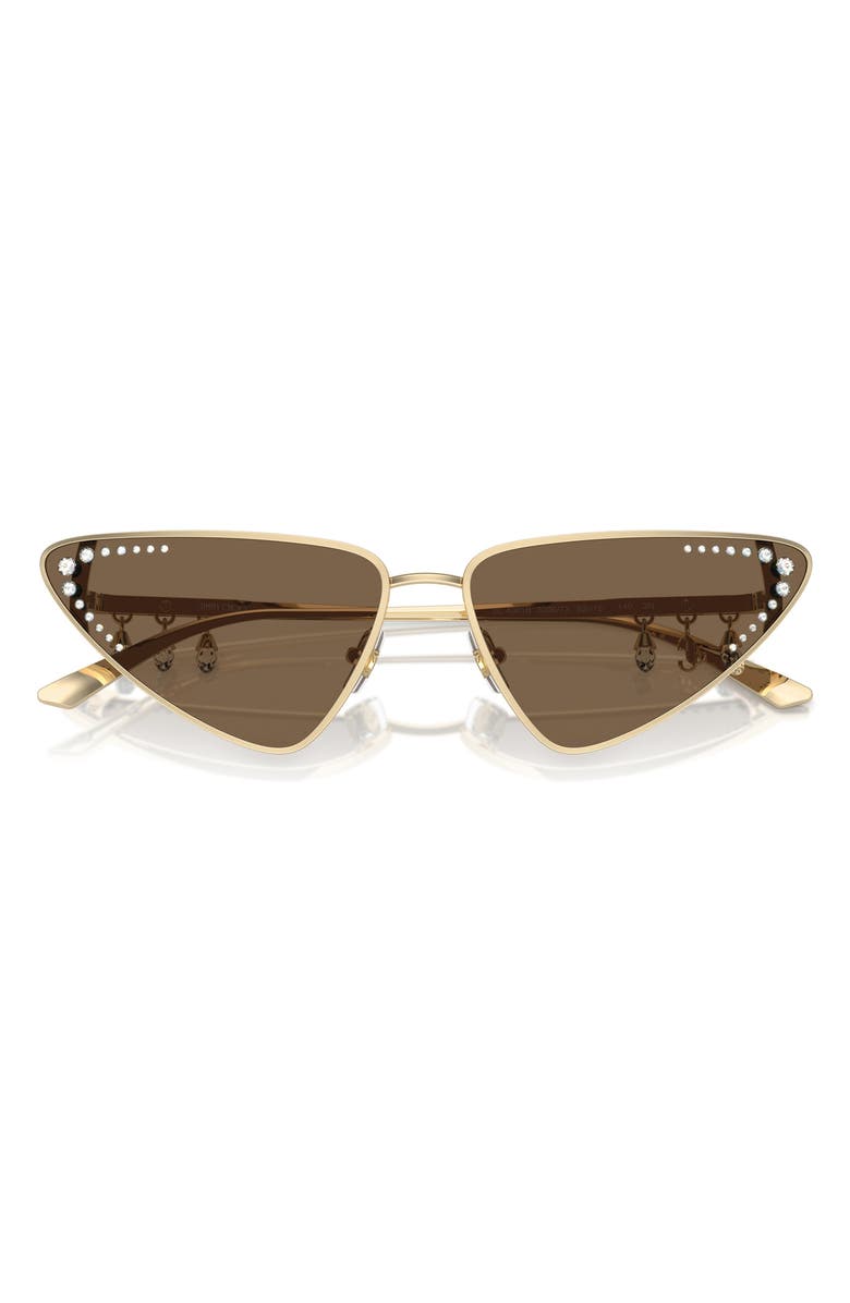 Jimmy Choo 63mm Cat Eye Sunglasses, Alternate, color,