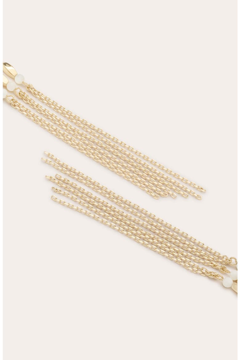 Viona Mother-of-Pearl Linear Drop Earrings, Alternate, color, GOLD