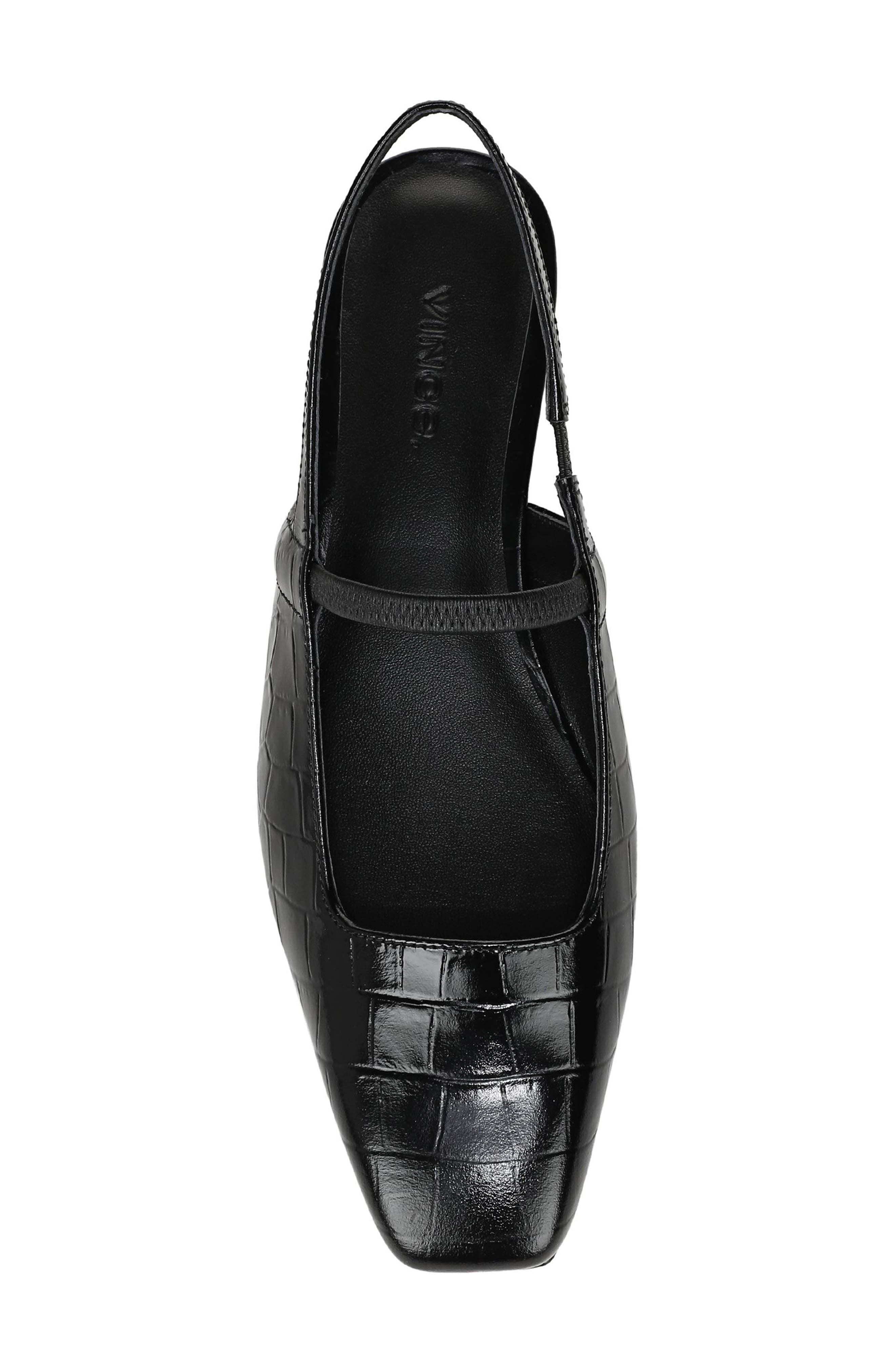 Vince Venice Slingback Flat, Alternate, color, Black