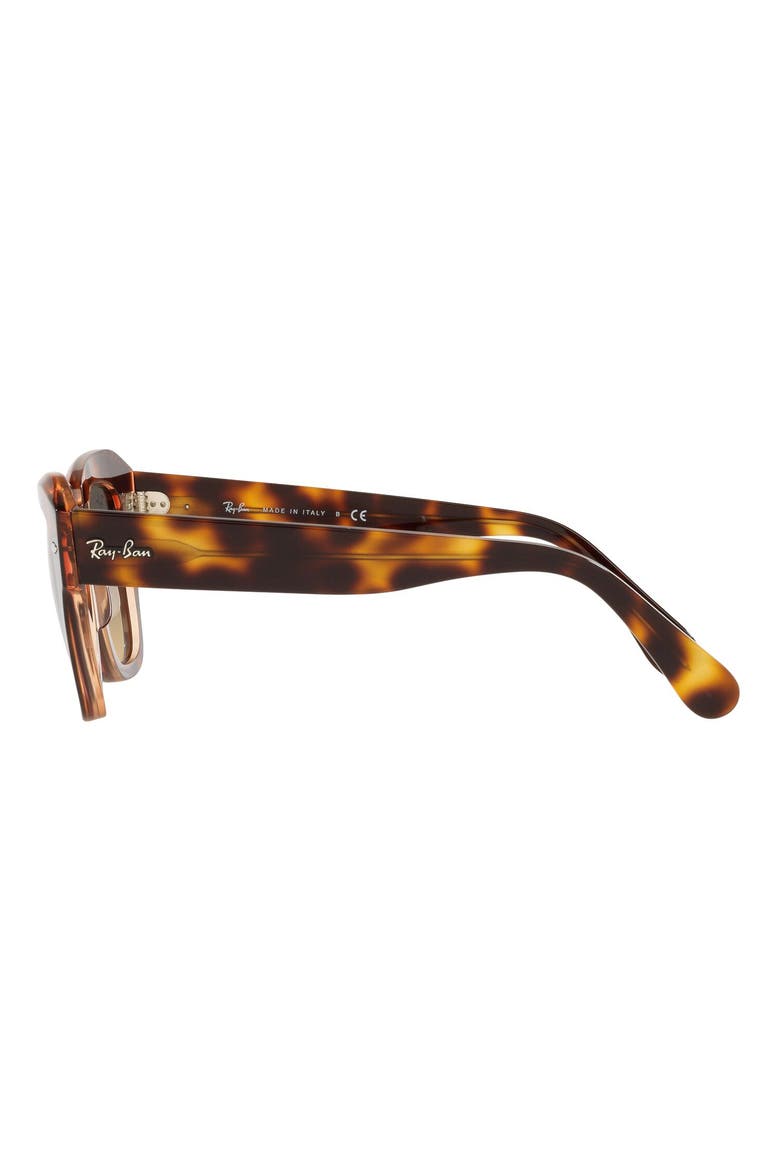 State Street 52mm Square Sunglasses, Alternate, color, HAVANA PINK