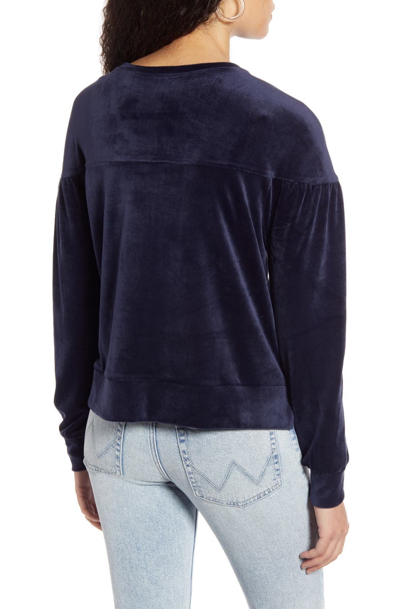 BP. Velour Sweatshirt, Alternate, color, 