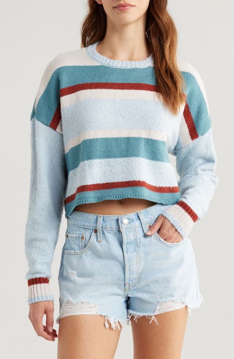 Marissa Stripe Crop Sweater