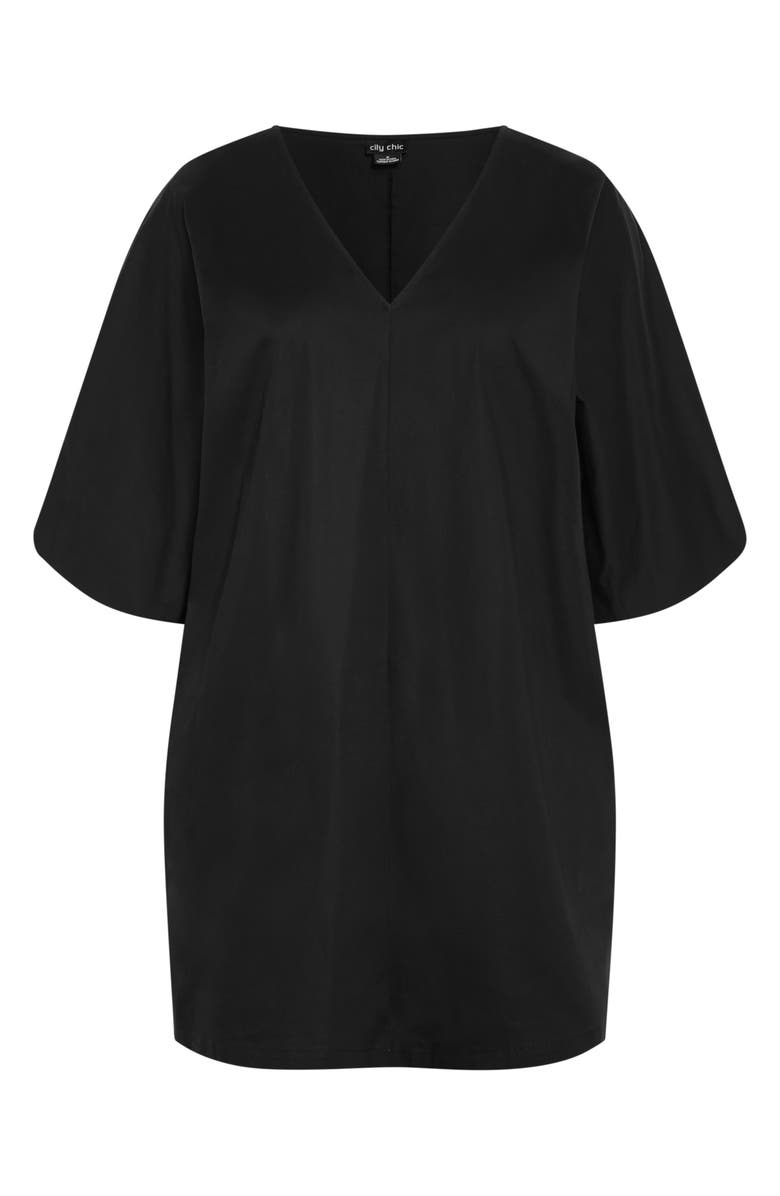 City Chic Louisa Dolman Sleeve Minidress, Alternate, color, 