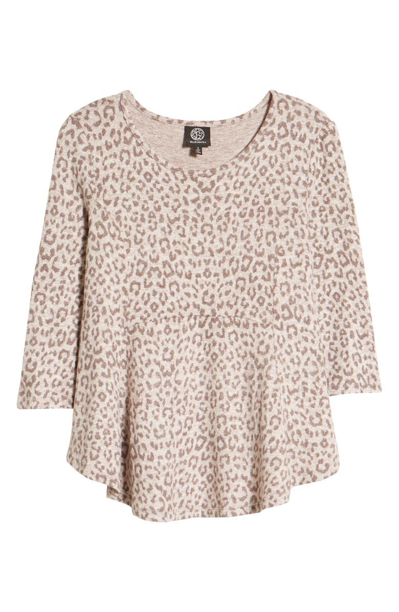 Bobeau Babydoll Top, Alternate, color, 