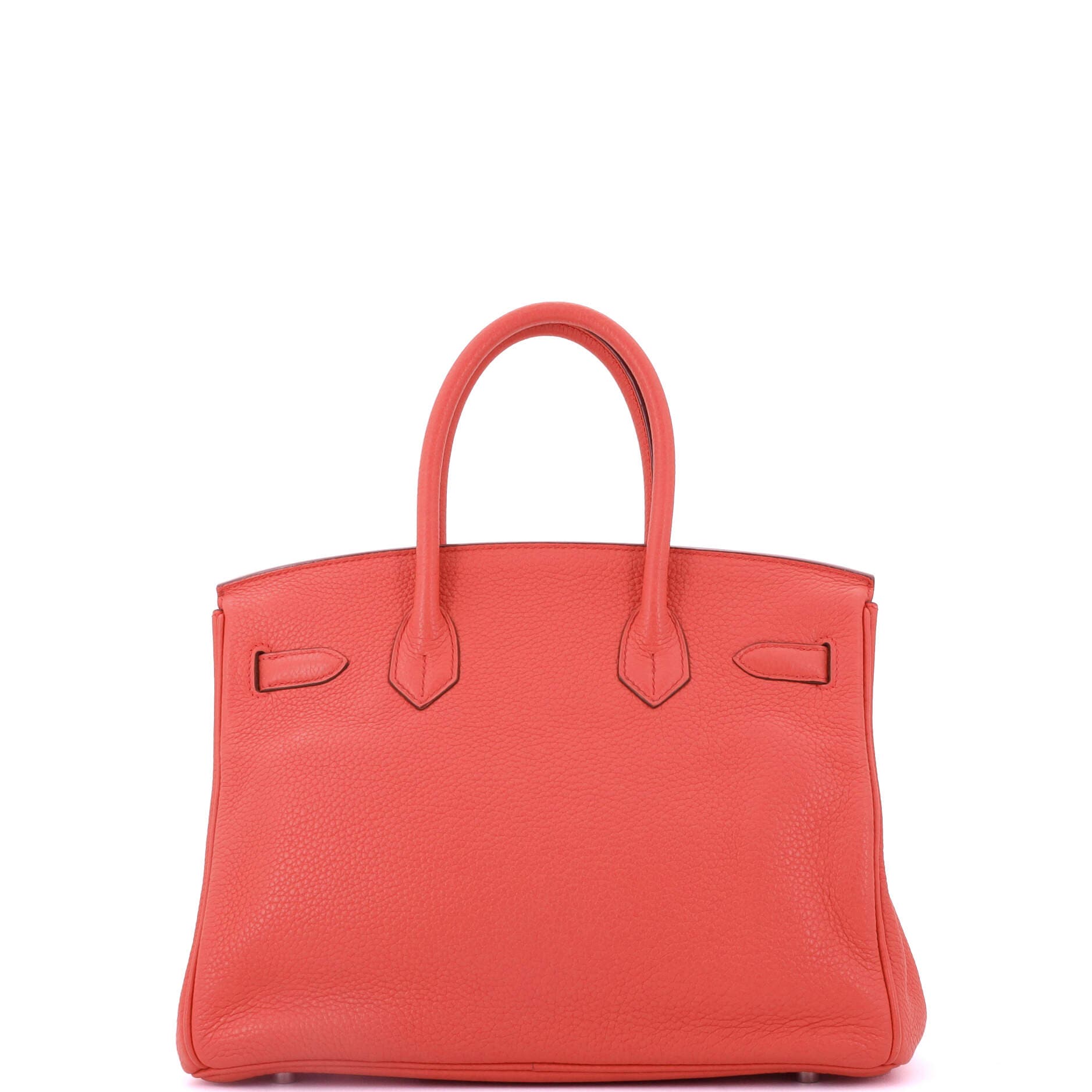 Pre-Owned Hermes Birkin Handbag Pink Clemence with Palladium Hardware 30, Alternate, color, Bougainvillier