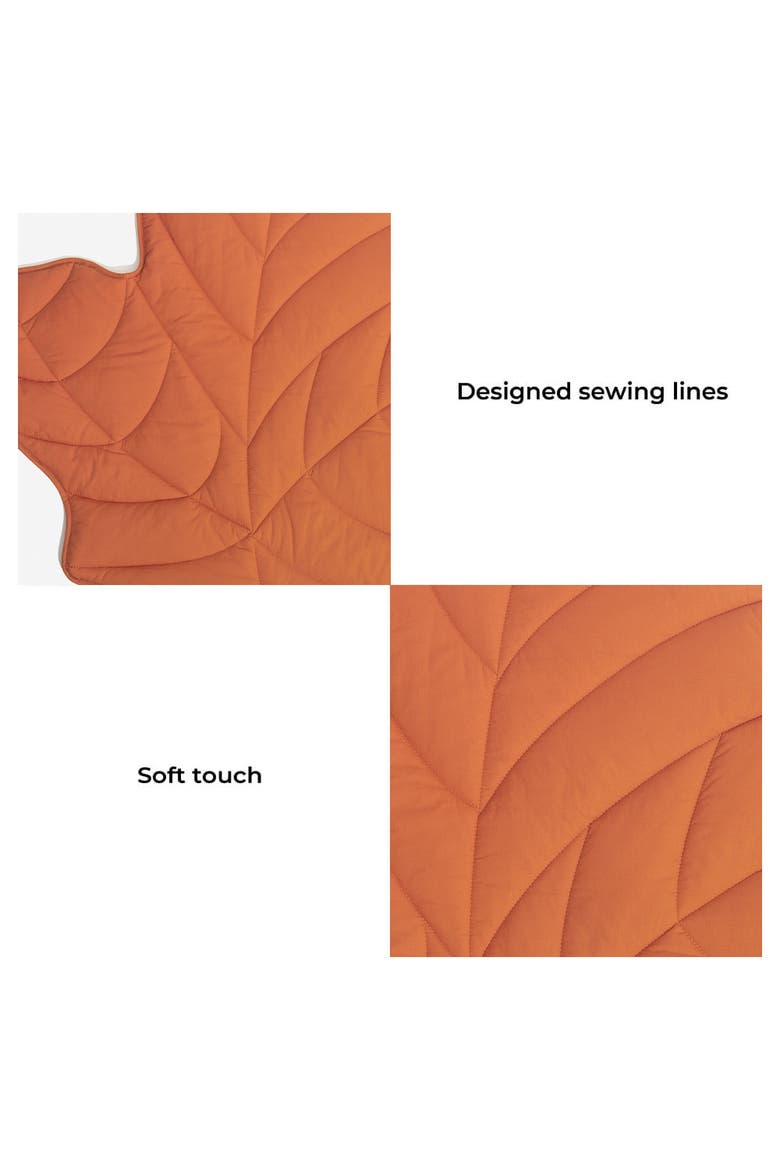 Leaf Shape Pet Blanket, Alternate, color, Maple Red