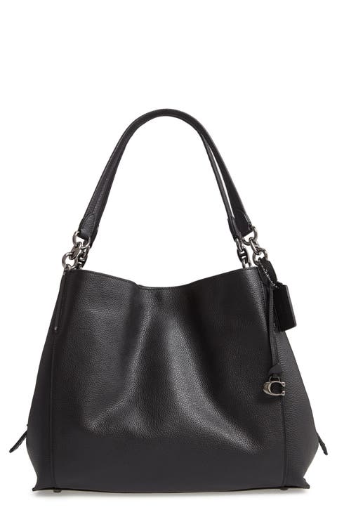 Dalton 31 Pebbled Leather Shoulder Bag