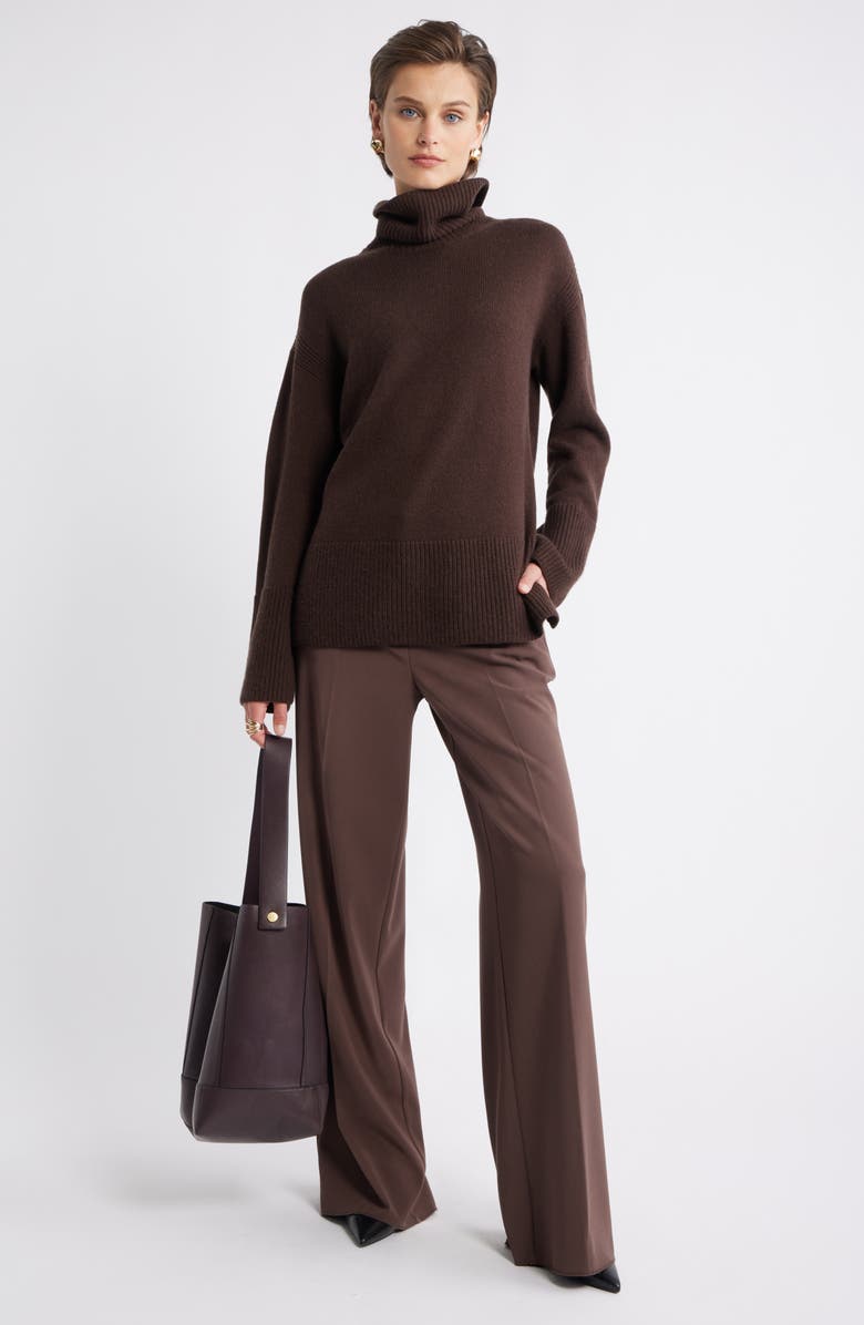 Wool & Cashmere Turtleneck Sweater